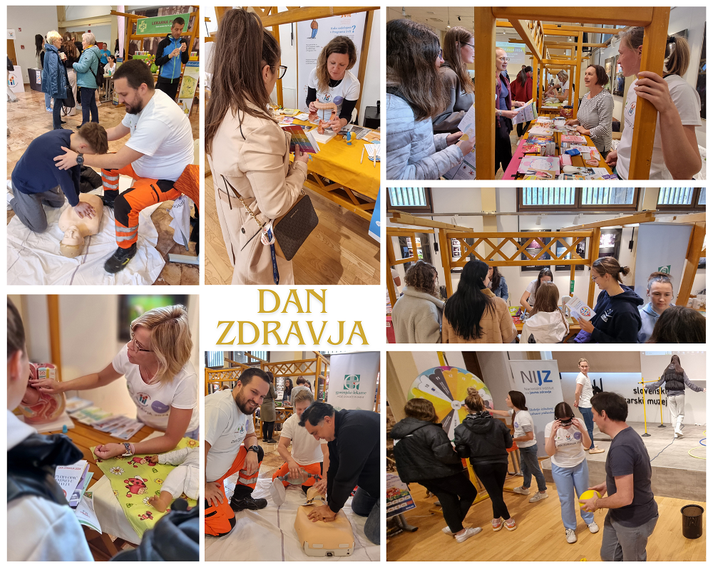 Dan zdravja - slike iz dogodka, udeleženci na različnih aktivnostih