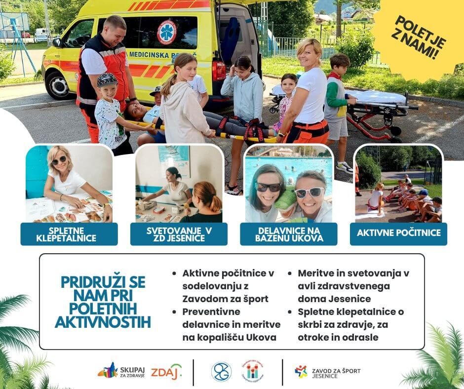 poletne aktivnosti zdravstveno vzgojnega centra
